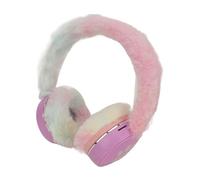 HUSHUI Auricolare Bluetooth Cuffie Antirumore Calde in Peluche per Cartoni Animati Cuffie Wireless Bassi Profondi per Viaggi e Uso Quotidiano dei Bambini (Viola)
