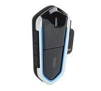 HUSHUI Auricolare Bluetooth per Moto Ultra Sottile Impermeabile con Pulsante Grande per Chiamate in Vivavoce e Musica per i Ciclisti