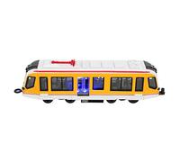 HUSHUI Auto Giocattolo di Simulazione in Lega 1:90 per Bambini, Funzione di Arretramento con Suono e Luce, Perfetta per il Gioco e la Raccolta, Modello Resistente e Colorato (Gialla)