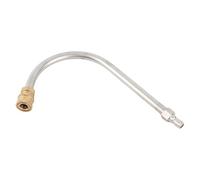 HUSHUI Bacchetta di Prolunga per Idropulitrice Asta Curva da 45 Gradi in Acciaio Inossidabile Durevole per la Pulizia delle Grondaie dei Tetti delle Auto, Connessione Rapida da 1/4" (A forma di U)