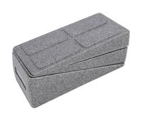 HUSHUI Barella per Polpacci con Zeppa Tozza Regolabile 3 Pezzi per un Efficace Allungamento delle Gambe Nella Palestra di Casa e Ufficio, Materiale EPP, Dimensioni 12,2 Pollici (Grigio)