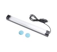 HUSHUI Barra di Luce Nero, 380 a 400 Nm Plug nel LED Blacklight con Montaggio Magnetico e Interruttore Tasto Spinta, per la Pittura Corporale Glow Party Tartwor