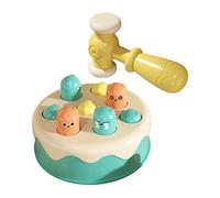 HUSHUI Batti Una Talpa Giocattolo da Gioco Giocattolo Martellante Interattivo per Lo Sviluppo per Bambini di 3 Anni Divertimento in Materiale ABS (Verde)