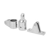 HUSHUI Bimini Top Fitting, Kit Bimini Top Eye End in Acciaio Inossidabile 316 con Superficie Lucidata a Specchio, per Barche da Mare, Camion, Roulotte, Rimorchi, Accessori Marini