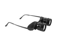 HUSHUI Binocolo HD 10X, Rivestimento Completamente Multistrato, Trasmissione della Luce Al 90%, con Ganci Ergonomici per L'orecchio in Silicone e Copertura per gli Occhi in Gomma, per