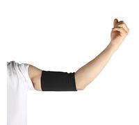 HUSHUI Borsa da Braccio Sportiva Traspirante, Custodia per Telefono Altamente Elastica per Corsa, Ciclismo e Fitness, Nera, Taglia Gratuita, 1 unità (Nera)