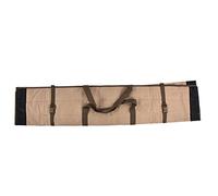 HUSHUI Borsa da Pesca con Tasche Multiple per Riporre Facilmente L'attrezzatura da Pesca e le Canne per Avventure All'aria Aperta, Tessuto Oxford Resistente, 126x30 Cm (Cachi)