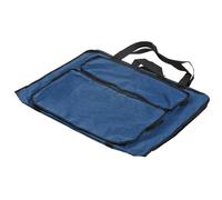 HUSHUI Borsa per Blocco da Disegno, per Forniture Artistiche su Tela con Tasche Multiple per Artisti, Studenti, Insegnanti, Portatile, Durevole, Grande capacità 51x37 Cm 65x50 Cm (Blu)