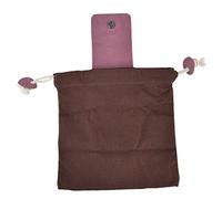 HUSHUI Borsa per la Raccolta della Frutta, Materiale in Tela Piegata Salva Spazio Borsa per Il Foraggiamento Appesa in Vita con Pelle PU, per la Raccolta di Fiori Funghi Mele e (Marrone PU)