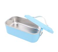 HUSHUI Box da Pranzo più Fresco, Scatola da Pranzo in Acciaio Inossidabile Isolato con Design a Blocchi, Contenitore Alimentare più Fresco a Prova di Calore per Campeggio Esterno, (Blu)