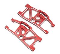 HUSHUI Bracci di Sospensione RC in Lega di Alluminio Impostati Durevoli e Non Piegabili per Auto 1/10 MAXX 2.0 RC 2 unità (Rossa)
