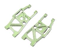 HUSHUI Bracci di Sospensione RC in Lega di Alluminio Impostati Durevoli e Non Piegabili per Auto 1/10 MAXX 2.0 RC 2 unità (Verde)