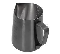 HUSHUI Brocca da caffè Durevole con Brocca per Schiuma in Acciaio Inossidabile Opaco da 600 Ml per Ufficio Domestico