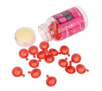 HUSHUI Capsule di Siero per Capelli Rosse 30 Pezzi Riparatrici Idratanti per il Trattamento dei Capelli Tinti Danneggiati
