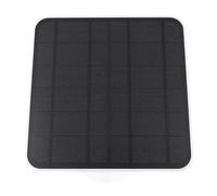 HUSHUI Caricabatterie da Pannello Solare da 12 W, Pannello Solare Monocristallino Ad Alta Efficienza per Fotocamera Essential XL per Mangiatoia per Uccelli, con Cavo di Ricarica da