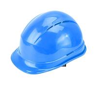 HUSHUI Casco di Sicurezza per Casco di Sicurezza in ABS Traspirante per Lavori di Costruzione Cappuccio Protettivo Regolabile Taglia Libera Rosso (Blu)