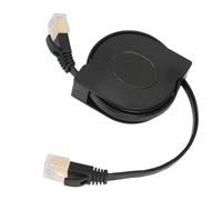 HUSHUI Cavo Cat7 Retrattile Cavo di Rete Ethernet Piatto Ad Alta velocità per Giochi e Streaming da 1,5 M in Rame