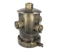 HUSHUI Cestrini per Rifiuti Idranti, Bidoni della Spazzatura in Bronzo Antichi con Pedale del Secchio Interno, Bidone della Spazzatura Dell'arte di Ferro per Casa Decorativa, Tavolo e