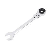 HUSHUI Chiave di Cricchetto a Testa Flessibile a Testa Aperta 19 Mm 72 Dente 180 Gradi per Tubo Regolabile a Cricchetto per le Linee del Freno a Carburante
