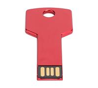 HUSHUI Chiavetta USB Rossa a Forma di Chiave con Design Resistente in Lega di Alluminio per un Rapido Trasferimento di File in Auto e Articoli per la Casa (32GB)