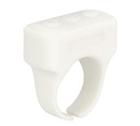 HUSHUI Clicker Ad Anello di Scorrimento Bluetooth, Telecomando Compatto per Registrazione Video e Cambio Pagina per Dispositivi IOS 30 X 28 X 13 Cm (Bianco)