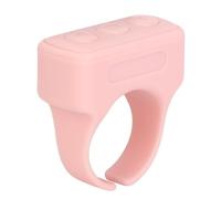 HUSHUI Clicker Ad Anello di Scorrimento Bluetooth, Telecomando Compatto per Registrazione Video e Cambio Pagina per Dispositivi IOS 30 X 28 X 13 Cm (Rosa)