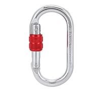 HUSHUI Clip di Bloccaggio Resistente con Moschettone in Acciaio a Forma di O per Arrampicata su Roccia, Escursionismo, Antincendio, 10,8x5,9 Cm, 1 unità