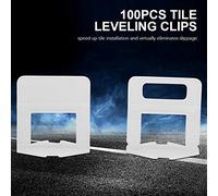 HUSHUI Clip per Livellamento Piastrelle Set da 100 Pezzi Strumento per Piastrellatura in Plastica di Alta qualità Che Garantisce Spazi Uniformi per Piastrelle per Pavimenti e Pareti da 1,0 Mm a 3,0