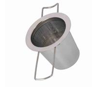 HUSHUI Colino Pieghevole per Infusore per tè in Acciaio Inossidabile con Coperchio per Bevande Calde, Filtro Multiuso Ad Alta densità, 2,9 X 1,9 X 2,6 Pollici, Sicuro e Igienico