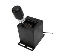 HUSHUI Comando USB per Simulatore Comando H in Metallo Resistente per Giochi di Corse per PC, Design Ergonomico per Appassionati di Corse Sim, 1 unità