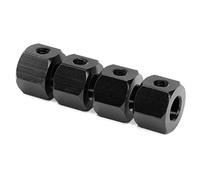 HUSHUI Combinatore Hub Adattatore di Estensione RC in Lega di Alluminio da 5mm a 12mm per la Modifica dei Camioncini WPL D12 (#1)