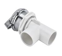HUSHUI Convertitore a Foro Singolo Deviatore Regolabile per Vasca da Bagno Massaggiante per Tutti i di Piscine e Stabilimenti Balneari Pubblici Plastica 4,3x2,2x1,4 Pollici