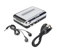 HUSHUI Convertitore Portatile da Cassetta USB a MP3 con Cuffie per gli Amanti della Musica