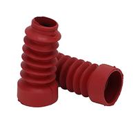 HUSHUI Copertura Antipolvere per Ammortizzatore Anteriore per Moto, Ricambio in Gomma per DIO 18 27 28 34 35 e Jog50 Jog90, con Protezione Extra Acqua, Polvere, Fango (Rossa)