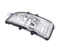 HUSHUI Copertura della Luce Dell'indicatore di Direzione dello Specchietto Retrovisore Esterno, Materiale ABS, vestibilità Precisa con Trasmissione della Luce Uniforme, per S40 V50 (A sinistra: