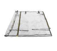 HUSHUI Copertura per Carrello Elevatore per Tutte le Stagioni con Strisce Riflettenti, Resistente Protezione da Pioggia e Polvere in PVC Trasparente per Uso Esterno Ed Interno, Dimensioni