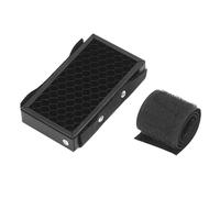 HUSHUI Copertura per Flash per Fotocamera a Griglia, Diffusore Portatile da 50 Gradi con Supporto in Gomma e Fascia Elastica, per Luce di Fotografia in Studio con Lampeggiatore e