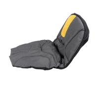 HUSHUI Coprisedile per Trattore Cuscino Impermeabile Resistente per Tosaerba e Trattori Tessuto Oxford 600D Grigio Giallo 19,7x13,8x15,7 Pollici