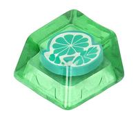 HUSHUI Copritasto in Resina, Elegante, Resistente Al Processo di Tintura, Leggero, con Calore per Accessori per Tastiere Meccaniche (lime)