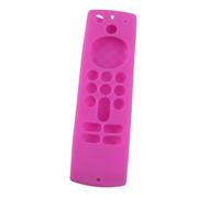 HUSHUI Cover per Telecomando in Silicone per Fire TV Stick Custodia Protettiva Morbida e Durevole Antiscivolo con Cordino per la Famiglia di Terza Generazione (Insieme viola)