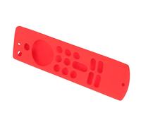 HUSHUI Cover per Telecomando in Silicone per Fire TV Stick Custodia Protettiva Morbida e Durevole Antiscivolo con Cordino per la Famiglia di Terza Generazione (Rosso)