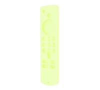 HUSHUI Cover per Telecomando in Silicone per Fire TV Stick Custodia Protettiva Morbida e Durevole Antiscivolo con Cordino per la Famiglia di Terza Generazione (Verde fluorescente)