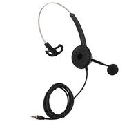 HUSHUI Cuffia Telefonica H360-3.5 Comoda Cuffia Monofacciale con Riduzione del Rumore per il Servizio Clienti Home Office