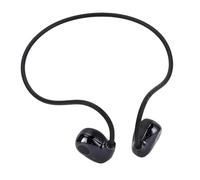 HUSHUI Cuffie Sportive Open Ear Bluetooth 5.3 Leggere Ed Ergonomiche Wireless per Stile di Attivo, Plastica Nera