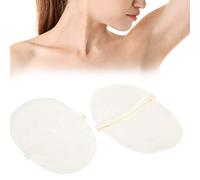 HUSHUI Cuscinetti Antisudore Riutilizzabili in Cotone Sotto le Ascelle per L'uso Quotidiano, Morbidi e Assorbenti, Prevengono le Perdite - Confezione 2, 12,5x19 Cm