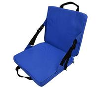 HUSHUI Cuscino per Sedia Portatile Comodo Cuscino per Sedile con Schienale per Escursionismo e Stadio Tessuto Oxford 1 unità (Blu)