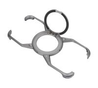 HUSHUI Custodia con Cornice Meno Design Ultra Sottile Senza Cornice Rotazione a 360 ° Supporto O Ring Magnetico per Telefono 13 14 15 Lega di Alluminio Minimalista