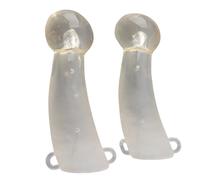 HUSHUI Custodia in Silicone Protettiva per Corno di Mucca per Protezione Anti-combattimento, Previene Lesioni Al Bestiame, Include 1 Paio, Ideale per Mucche Aggressive, 7,1x2,6x1,8 Pollici