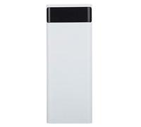 HUSHUI Custodia per Batteria Fai-da-te, Custodia per Batteria ABS 8x18650 con Ricarica Rapida QC3.0 PD2.0 per Telefoni Cellulari Scatola di Ricarica USB (Bianca)