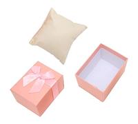 HUSHUI Custodia per Orologio, Scatola Interna per Orologio in Morbido Feltro con Cuscino per Orologio per Orologio da Polso Intelligente di Lusso da Uomo e Donna, da Viaggio per Uso (Rosea)